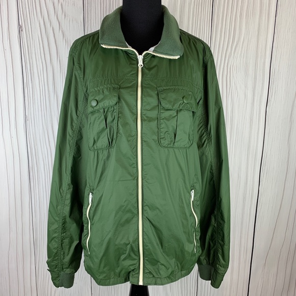 Men’s Gap Bomber Jacket Olive Grove Medium